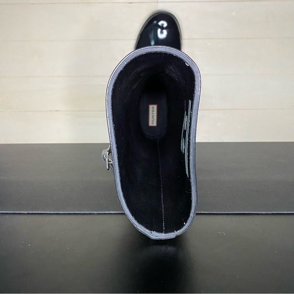 Hunter Original Tall Boots Black Gloss Women's Size 7 LEFT FOOT ONLY Amputee - Picture 5 of 6